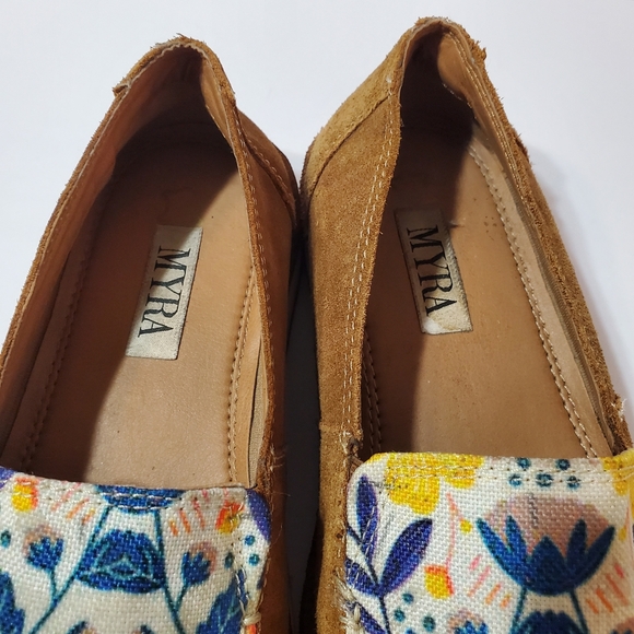 Myra Bag Women's Hazel Print Slip-On Casual Sneaker - Moc Toe Size 7 Boho - Picture 4 of 13